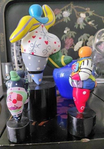 Niki De Saint-Phalle (1903-2002) - Buste, Nana - 18 cm -