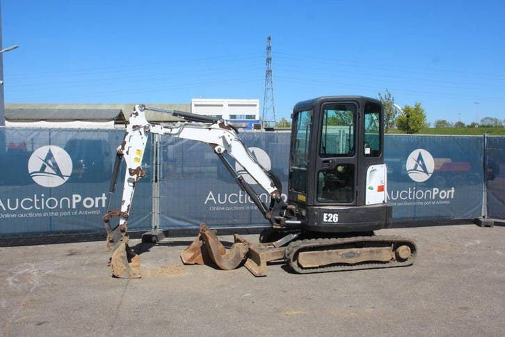 Veiling: Rupsgraafmachine Bobcat E26 Diesel 2018, Zakelijke goederen, Machines en Bouw | Kranen en Graafmachines, Ophalen