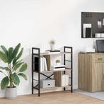 vidaXL Boekenplank Sonoma Eik 75 x 30 x 91 cm Bewerkt hout, Verzenden, Nieuw