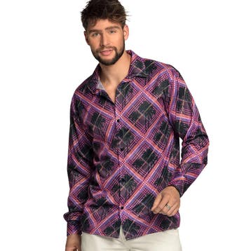 Hawaii Blouse Heren Palmboom, Verzenden, Nieuw