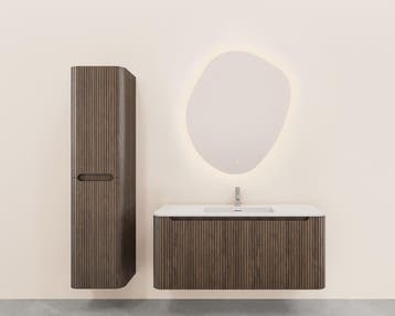 Onderkast Wiesbaden Sulora 120x48 cm Afgeronde Hoeken, Ophalen of Verzenden, Nieuw, Bad