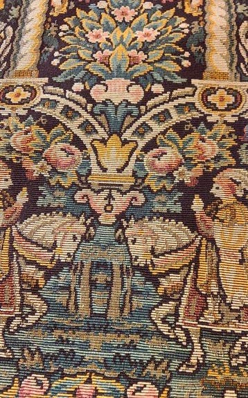 Elegante Gobelin jacquardstof, gekenmerkt door een verfijnde