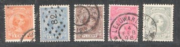 Nederland 1891/1924 - Koningin Wilhelmina Hangend Haar -, Gestempeld