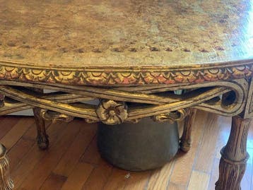 Ernesto Basile - Salontafel - Eik - Salontafel Art Nouveau