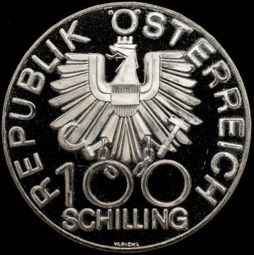 Oostenrijk. 100 Schilling 1979 - Proof (Dom zu Wiener