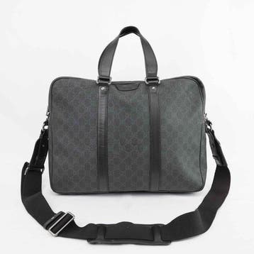 Gucci - GG Supreme Monogram Briefcase Business Bag Coated