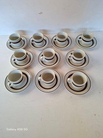 Richard Ginori - Antonia Campi - Koffieservies voor 10 (10)