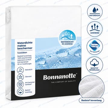 Waterdichte molton matrashoes,Tencell luxe - 200/200, Huis en Inrichting, Nieuw, 200 cm, Matras