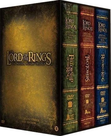 Lord Of The Rings Trilogy Extended Edition (Afzonderlijke De, Cd's en Dvd's, Verzenden, Nieuw in verpakking, Fantasy