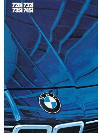 1983 BMW 7 SERIE BROCHURE NEDERLANDS