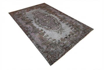 Grijs vintage - Vloerkleed - 250 cm - 165 cm - met, Nieuw