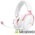 HyperX Cloud III Bedrade Gaming Headset in wit/roze, Verzenden, Nieuw