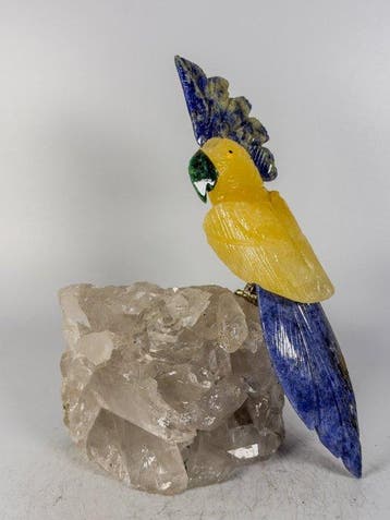 PAS DE PRIX DE RÉSERVE - pièce rare - perroquet jaune