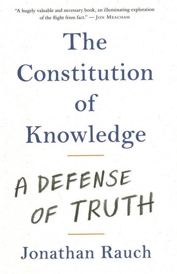 The Constitution of Knowledge 9780815738862 Jonathan Rauch, Verzenden, Gelezen, Jonathan Rauch