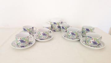 Ceramica Franco Pozzi - Franco Pozzi - Theeservies (15) - T.