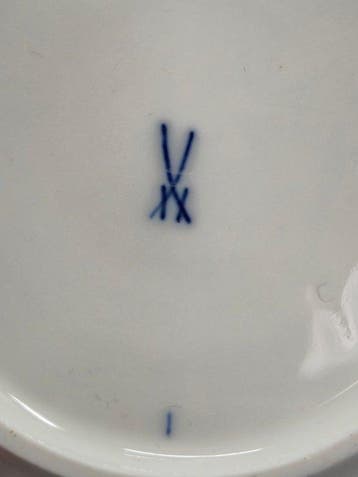 Service à café - Meissen Porzellan Tassengedeck –