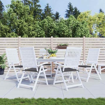 vidaXL Tuinstoelkussens 6 st 40x40x3 cm oxford stof, Verzenden, Nieuw