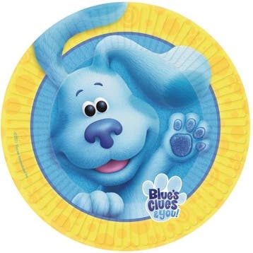 Gekleurde Bluey Borden 23cm 8st, Verzenden