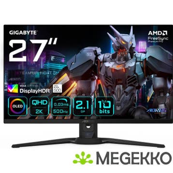 Gigabyte AORUS FO27Q5P 27  Quad HD 500Hz QD-OLED Gaming, Verzenden, Nieuw