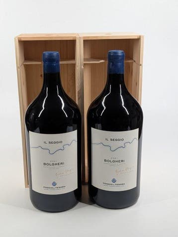 2021 Poggio al Tesoro, Il Seggio - Bolgheri DOC - 2 Dubbele