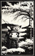 Æ (XX-XXI) - Pikachu — Sakura Bushid (2026) Triptych (Set