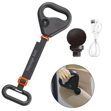 2dekans | Massage Gun met Riem – Grijs, 0,5 kg, 25 cm x 7 cm, Sport en Fitness, Massageproducten, Ophalen of Verzenden, Nieuw