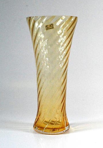 Egermann - Vaas - Kristal - Amber Kristall Vase