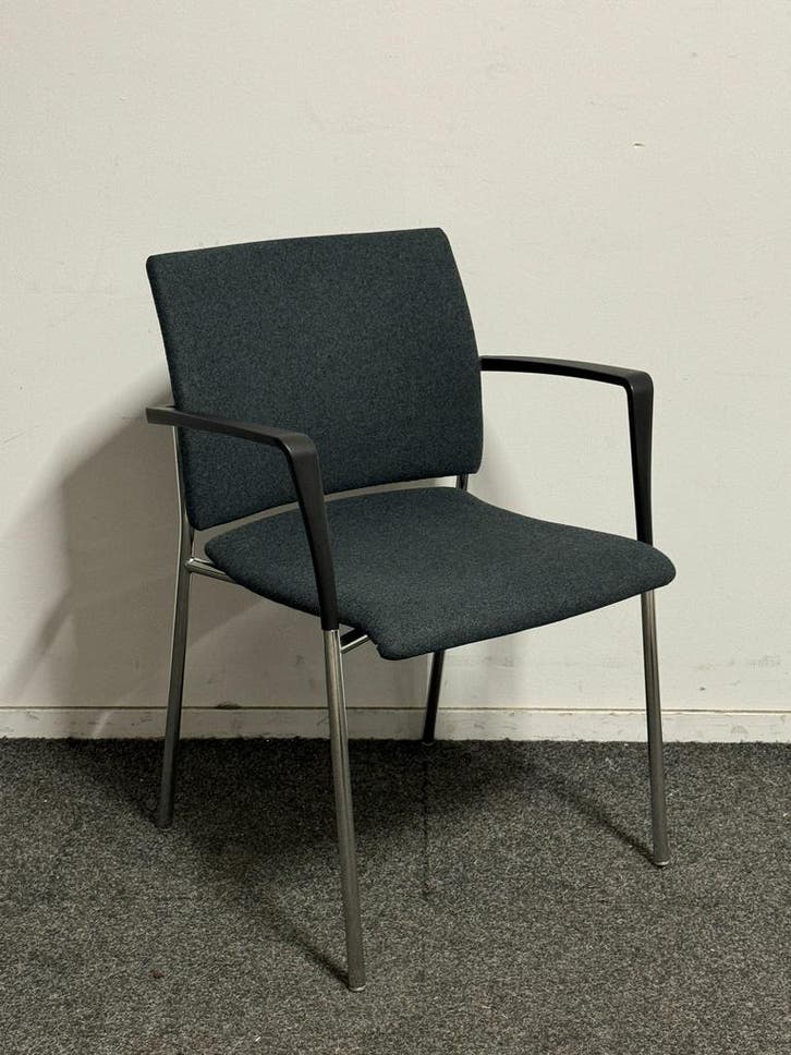 Casala Feniks - Donkerblauw - Met armleuning - 4 poots, Articles professionnels, Aménagement de Bureau & Magasin | Mobilier de bureau & Aménagement