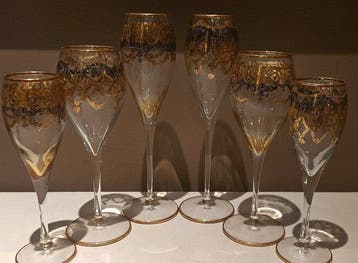antica cristalleria italiana - Drinkservies (6) - Elegante