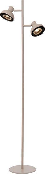 2dekans | Lucide SENSAS - Vloerlamp - 2xGU10 (ES111) - Beige, Ophalen of Verzenden, Nieuw