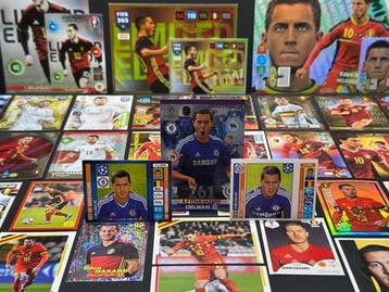 Panini - Eden Hazard - 40x Stickers & Cards - Chelsea / Real, Nieuw