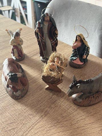 Guillén - Kerststal (6) - Klei - Barro lienzado