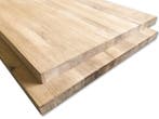 Panelen - massief eiken - +150 maten - GIGA voorraad, Ophalen of Verzenden, Nieuw, Eiken, Plank