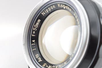 Nikon NIKKOR-S Auto 50mm F1.4 324497 Objectif d’appareil, Nieuw