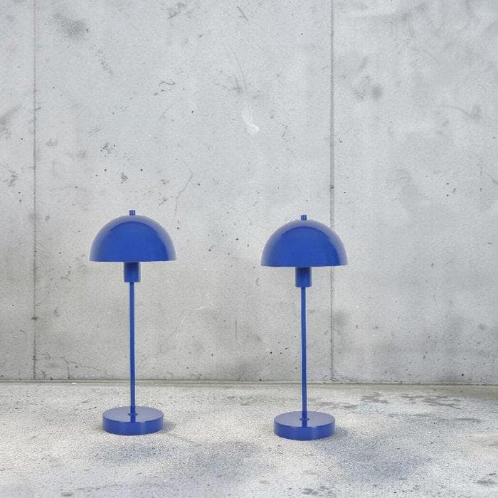 Herstal - Lampe de table (2) - Vienda - Bleu royal - Acier -, Antiquités & Art, Art | Objets design