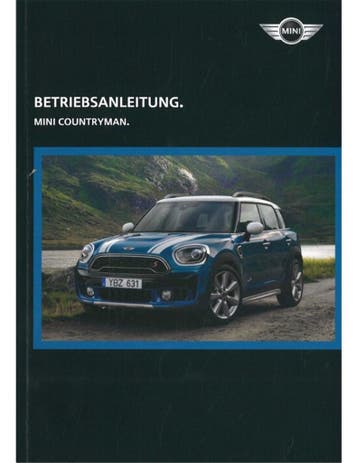2017 MINI COUNTRYMAN INSTRUCTIEBOEKJE DUITS