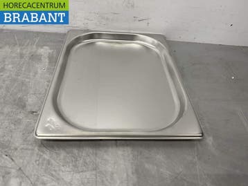 HCB, bac Gastronorm en acier inoxydable, bac GN 1/2,, Verzenden