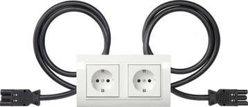 Gira Standard 55 Prise SCHUKO Double Avec Cadre - 4931023, Verzenden