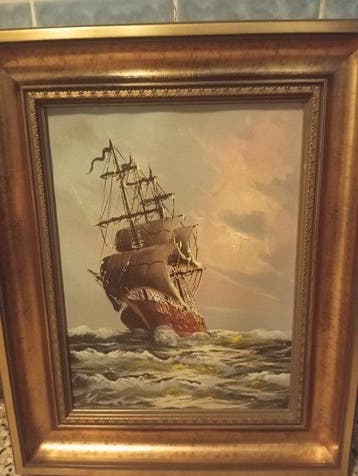 European School (XX) - Segelschiff auf See