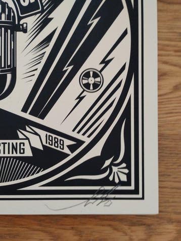 Shepard Fairey (OBEY) (1970) - Mic Check (artist proof) No
