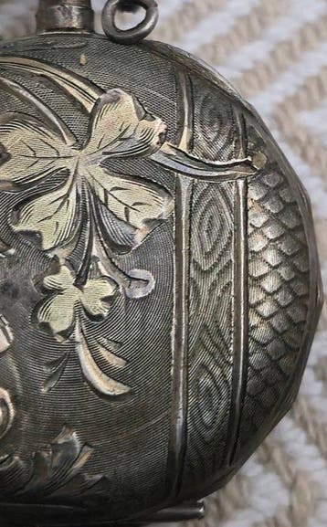 Reloj de bolsillo antiguo - De plata maciza y oro de