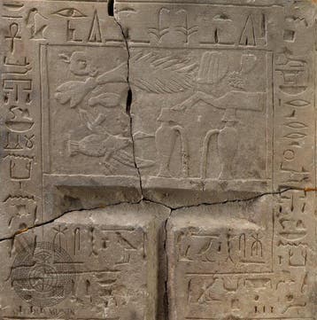 Oude Egypte, Middenrijk Kalksteen Offerafafel met