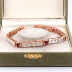 Zonder minimumprijs - Armband - 9 kt. Roségoud - 5.60ct. tw., Nieuw