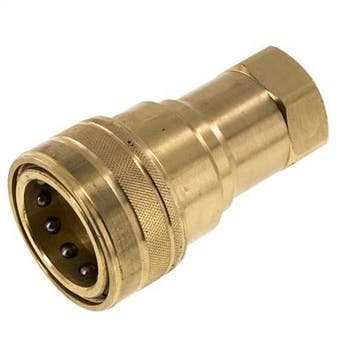 Coupleur hydraulique DN 25 en laiton Embout G 1 pouce, Verzenden