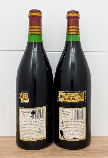 1981 C.V.N.E. Viña Real - Rioja Reserva - 2 Flessen (0.75, Nieuw
