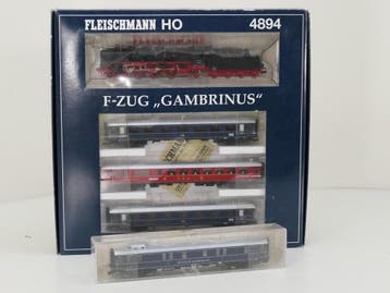 Schaal H0 Fleischmann NEW OLD STOCK COMPLETE SET 4894 en..., Ophalen of Verzenden, Locomotief