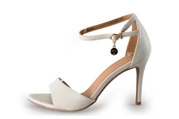 Mexx Sleehakken in maat 38 Beige, Kleding | Dames, Mexx, Verzenden, Beige, Zo goed als nieuw