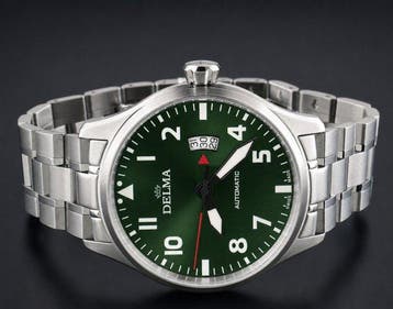 Delma - Aero Commander - Swiss Automatic - Sellita SW200, Nieuw