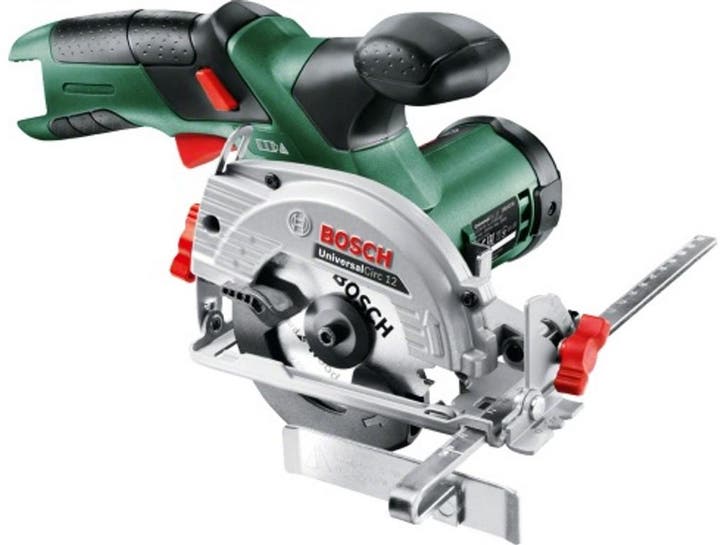 Bosch UniversalCirc 12 - Accu Cirkelzaag - 12 V 2,5 Ah 85 mm, Doe-het-zelf en Bouw, Gereedschap | Zaagmachines, Zo goed als nieuw