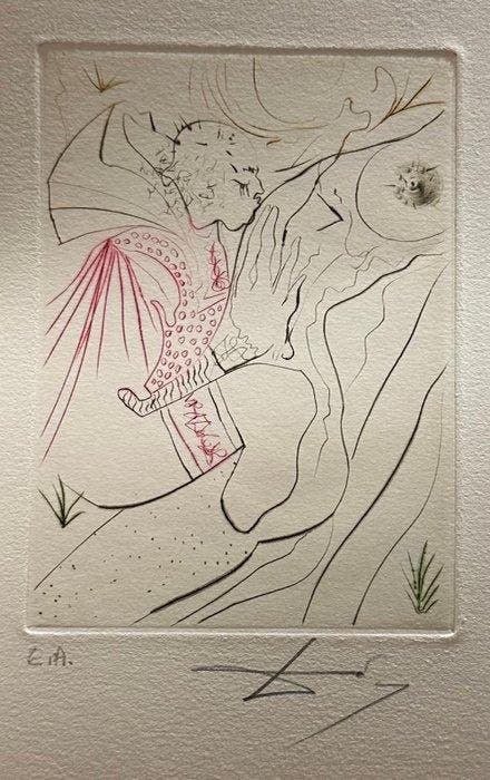 Salvador Dali (1904-1989) - Décaméron : Le péché partagé, Antiek en Kunst, Antiek | Overige Antiek
